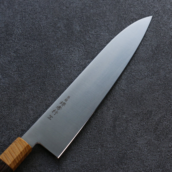 Sakai Takayuki Antares Topaz Uddeholm Swedish stain-resistant steel Gyuto 240mm Wenge (Double Yellow Ring) Handle - Seisuke Knife