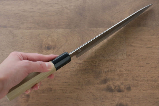Choyo Silver Steel No.3 Mirrored Finish Gyuto 210mm with Magnolia Handle - Seisuke Knife