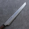 Sakai Takayuki Genbu AUS10 45 Layer Damascus Sakimaru Sujihiki 300mm Wenge Handle - Seisuke Knife