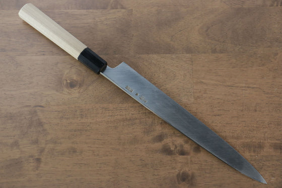 Choyo Silver Steel No.3 Mirrored Finish Yanagiba Japanese Knife 240mm Magnolia Handle - Seisuke Knife