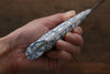 Takeshi Saji R2/SG2 Diamond Finish Damascus Kengata Yanagiba Japanese Knife 270mm Cloud Turquoise Handle - Seisuke Knife
