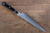 Takamura Knives VG10 Hammered Petty-Utility 150mm with Black Pakkawood Handle - Seisuke Knife