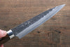 Takeshi Saji Blue Super Kurouchi Hammered Petty-Utility 150mm Ironwood Handle - Seisuke Knife