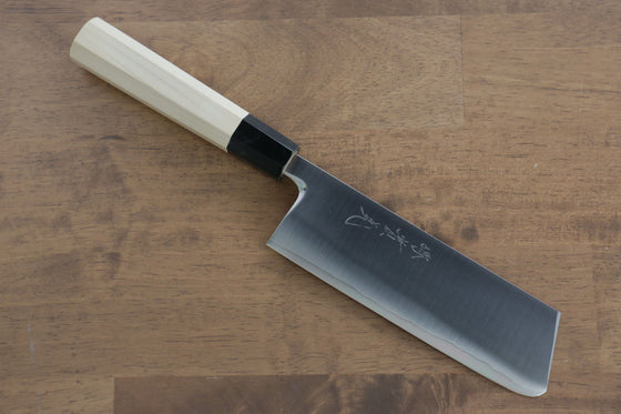 Jikko R2/SG2 Kiritsuke Nakiri 155mm with Magnolia Handle - Seisuke Knife