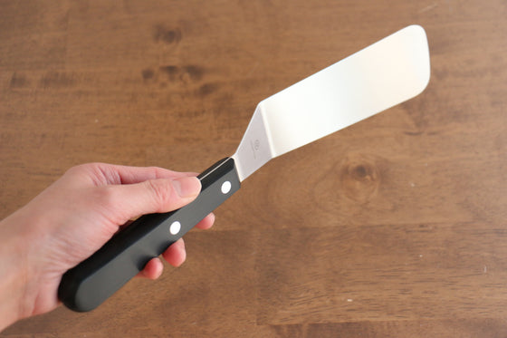 WUSTHOF Stainless Steel Turner 120mm Black Plastic Handle - Seisuke Knife