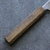 Seisuke Nami AUS10 Mirrored Finish Damascus Petty-Utility 80mm Oak Handle - Seisuke Knife
