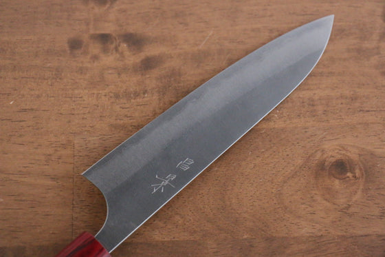 Masakage Yuki White Steel No.2 Nashiji Gyuto  180mm Magnolia Handle - Seisuke Knife