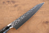 Yu Kurosaki Senko SG2 Hammered Petty-Utility 150mm Black Acrylic Handle - Seisuke Knife