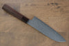 Yoshimi Kato VG10 Damascus Santoku 170mm with Shitan Handle - Seisuke Knife