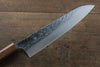 Yu Kurosaki Raijin Cobalt Special Steel Hammered Gyuto  240mm Walnut Handle - Seisuke Knife