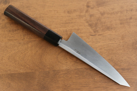 Hideo Kitaoka Blue Steel No.2 Damascus Honesuki Boning 150mm Shitan Handle - Seisuke Knife