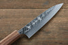 Yu Kurosaki Raijin Cobalt Special Steel Hammered Petty-Utility Japanese Knife 120mm Walnut Handle - Seisuke Knife