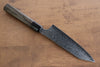 Kanjyo VG10 Damascus Kiritsuke Santoku 180mm Gray Pakka wood Handle - Seisuke Knife