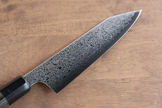 Kanjyo VG10 Damascus Kiritsuke Santoku 180mm Gray Pakka wood Handle - Seisuke Knife
