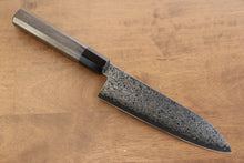  Kanjyo VG10 Damascus Santoku 180mm Gray Pakka wood Handle - Seisuke Knife