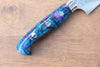 Yu Kurosaki Senko R2/SG2 Hammered Petty-Utility 150mm Blue purple Acrylic Handle - Seisuke Knife