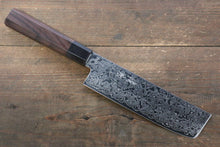  Seisuke AUS10 Damascus Nakiri 165mm with Shitan Handle - Seisuke Knife