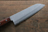 Kunihira VG1 Nashiji Santoku  170mm Mahogany Handle - Seisuke Knife