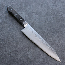  Seisuke SG2 Hammered Gyuto 210mm Gray Pakka wood Handle - Seisuke Knife
