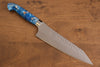 Yu Kurosaki Senko R2/SG2 Hammered Gyuto 180mm Blue white Acrylic Handle - Seisuke Knife