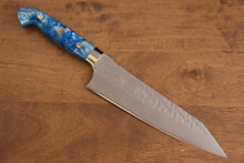  Yu Kurosaki Senko SG2 Hammered Gyuto 180mm Blue white Acrylic Handle - Seisuke Knife