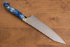 Yu Kurosaki Senko SG2 Hammered Gyuto 180mm Blue white Acrylic Handle - Seisuke Knife