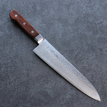  Seisuke SG2 Hammered Gyuto 210mm Mahogany Handle - Seisuke Knife