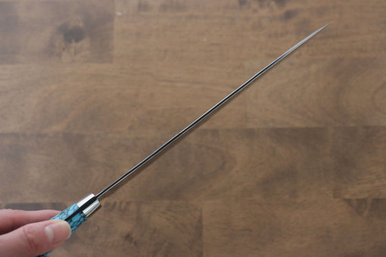 Yu Kurosaki Senko SG2 Hammered Gyuto 210mm with Turquoise Handle - Seisuke Knife