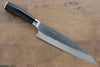 Takeshi Saji SRS13 Hammered Gyuto 210mm Black Pakka wood Handle - Seisuke Knife