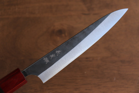 Yoshimi Kato Blue Super Kurouchi Petty-Utility 150mm Shitan Handle - Seisuke Knife