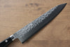Takamura Knives VG10 Hammered Gyuto 210mm Black Pakka wood Handle - Seisuke Knife