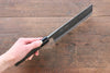 Seisuke White Steel Kurouchi Nakiri 165mm Burned Chestnuts Handle - Seisuke Knife