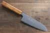 Seisuke SLD 49 Layer Damascus Santoku 165mm with Oak Handle - Seisuke Knife