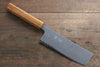 Seisuke SLD 49 Layer Damascus Nakiri 165mm with Oak Handle - Seisuke Knife