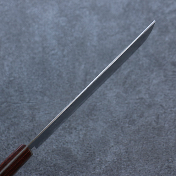 Seisuke VG1 Hammered Nakiri 165mm Mahogany Handle - Seisuke Knife
