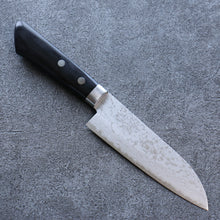  Seisuke VG10 Damascus Small Santoku 135mm Black Pakka wood Handle - Seisuke Knife