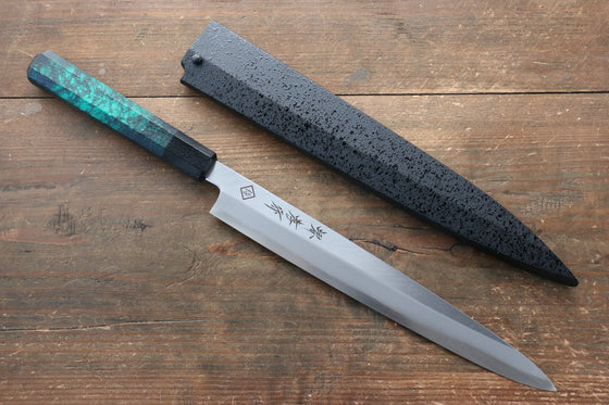 Sakai Takayuki Yanagiba Knife World Sushi Skills Institute Special Edition Green - Seisuke Knife