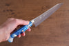 Yu Kurosaki Senko Ei R2/SG2 Hammered Gyuto 180mm Blue white Acrylic Handle - Seisuke Knife