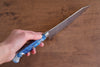 Yu Kurosaki Senko Ei SG2 Hammered Gyuto 180mm Blue white Acrylic Handle - Seisuke Knife