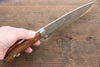 Takeshi Saji SRS13 Hammered Petty-Utility 130mm Ironwood Handle - Seisuke Knife