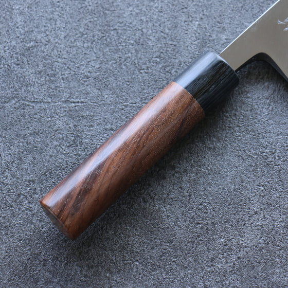 Seisuke Blue Steel Kasumitogi Deba 165mm Rosewood Handle - Seisuke Knife