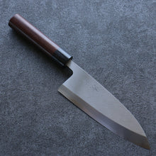  Seisuke Blue Steel Kasumitogi Deba Japanese Knife 180mm Rosewood Handle - Seisuke Knife