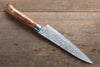 Takeshi Saji R2/SG2 Black Damascus Petty-Utility 150mm Ironwood Handle - Seisuke Knife