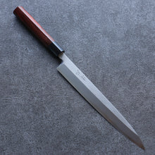  Seisuke White Steel Kasumitogi Yanagiba 240mm Rosewood Handle - Seisuke Knife