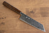 Seisuke Nami AUS10 Mirrored Finish Damascus Bunka 180mm Oak Handle - Seisuke Knife