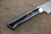 Takeshi Saji Maki-e Art Blue Steel No.2 Colored Damascus Maki-e Art Fujisan Petty-Utility 135mm Lacquered Handle - Seisuke Knife