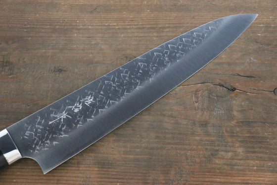 Takeshi Saji SRS13 Hammered Gyuto  240mm Black Micarta Handle - Seisuke Knife