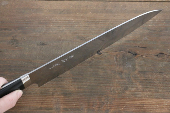 Takeshi Saji SRS13 Hammered Gyuto  240mm Black Micarta Handle - Seisuke Knife