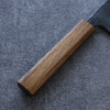 Kyohei Shindo Blue Steel Black Finished Nakiri 170mm Live oak Lacquered Handle - Seisuke Knife