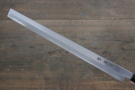 [Left Handed] Sakai Takayuki Kasumitogi White Steel Takohiki Chef Knife with Water Buffalo Handle - Seisuke Knife